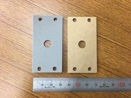 No.151　EPDMスポンジ（片面和紙入粘着付）　打ち抜き